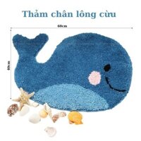 Thảm trải sản, thảm lông trải sàn lông cừu chống trơn trượt RU DECOR mẫu mới 2021