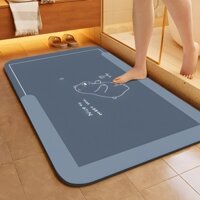 Thảm Trải Sàn Vải Tảo Cát Chùi Chân Nhà Tắm Thấm Hút Nước Chống Trơn Trượ