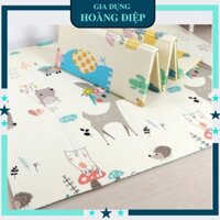 Thảm trải sàn xốp XPE 2 mặt phủ Silicone mẫu đẹp chống thấm tuyệt đối, chống ngã, kèm túi 1m8- 2m