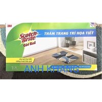 Thảm trang trí họa tiết đường cong chống trượt 3m