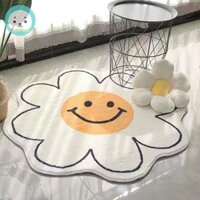 Thảm tròn hoạt hình Gent, Giả Cashmere, Thảm trải sàn Sofa phòng khách dày dặn, Thảm trải sàn phòng ngủ, Chăn tròn EN