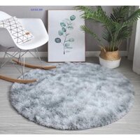 Thảm Tròn Trải Sàn 1m, Thảm Lông Loang, Thảm Chụp Ảnh