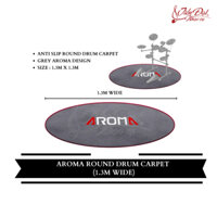 Thảm trống tròn chống trượt Aroma TDA-11