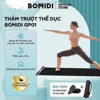Thảm Trượt Thể Dục BOMIDI - 180cm & 200cm - Tặng Kèm Bao Bọc Giày & Túi Đựng Thảm Cao Cấp.