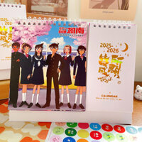 Thám Tử Lừng Danh Conan 2025 Lịch Để Bàn Xiaolan Lịch Hai Năm Anime Ghi Chú Trang Trí Máy Tính Để Bàn Phong Cách Mới Học Sinh