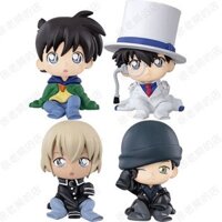 ❤❤Thám Tử Lừng Danh Conan 4 Loại Viên Nang Đồ Chơi Đóng Hộp Phiên Bản Thu Nhỏ Búp Bê Thu Nhỏ Kudo Shinichi Kaito Kid Amuro Toru Akai Shuichi Mini Búp Bê Hình Mô Hình Búp Bê Ngoại Vi Quà Tặng