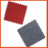 Thảm Tường Lâm chính hãng kích thước 30x30cm cho bé và gia đình bộ 18 tấm, thảm nỉ ghép trải sàn cao cấp - Gutykids