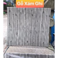 Thảm xốp 60 x 60cm gỗ đậm