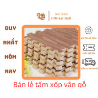 Thảm xốp 60x60cmx1cm vân gỗ dày 1cm màu đẹp hàng chất lượng cao thảm xốp quây bóng