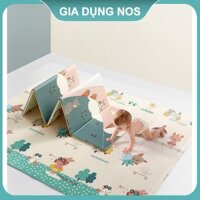 Thảm xốp cho bé 2 mặt khổ 2m*1,8m chiếu xốp trải sàn chống trơn trượt (giao màu ngẫu nhiên) - NOS