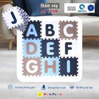 THẢM XỐP CHỮ CÁI/ THỎ CAO CẤP CHO BÉ 26/16 MIẾNG GHÉP KHÔNG MÙI - TIÊU CHUẨN CHÂU ÂU SMILE PUZZLE