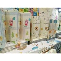 Thảm xốp gấp gọn XPE 1,8mx2m 2 mặt cho bé tập bò chống trơn trượt, Chiếu Ngủ Văn Phòng (shop gia dụng)