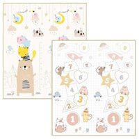 Thảm xốp gấp Royalcare mẫu gấu chữ số 1m8 x 2m