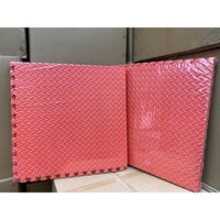THẢM XỐP GHÉP SÀN MÀU ĐỎ VÂN KHẾ (1 LỐC 4 TẤM)