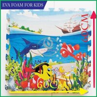 Thảm Xốp Lót Sàn 60×60×1cm IN HÌNH DỂ THƯƠNG TRẺ EM ( hàng cao cấp 4MIẾNG/BỘ)
