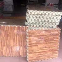 Thảm xốp lót sàn cao cấp vân khế - vân gỗ - nhiều màu (bộ gồm 12 miếng ghép sàn)
