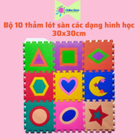 Thảm Xốp Lót Sàn kiểu hình học loại lớn 30x30cm/M- bộ 10 miếng