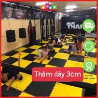 THẢM XỐP THỂ THAO  1MX1Mx 3CM ÂU LẠC TẬP VÕ, THỂ THAO, GYM, BOXING, LÓT SÀN KHU VUI CHƠI ( 1M x 1M dầy 3cm )