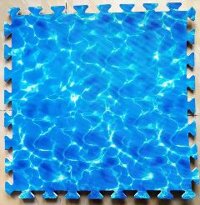 Thảm Xốp Trải Sàn 1mx1m - Hoạ Tiết Nước Biển