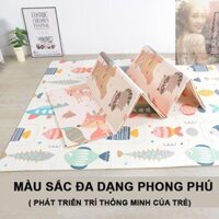 Thảm xốp trải sàn gấp gọn 2 mặt cho bé XPE Hàn Quốc Loại 1 1.8mx2m