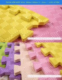 Thảm Xốp Trải Sàn Một Màu 60x60 cm