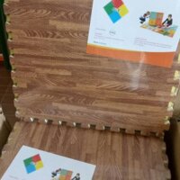 Thảm xốp trải sàn, thảm xốp ghép Vân gỗ Kt 60x60x1cm