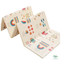 Thảm xốp xpe phủ silicon 2 mặt chống thấm chống trơn 1m8 x 2m ( giao hình ngẫu nhiên )