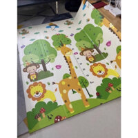 Thảm xốp xpe phủ silicon hàn quốc 1,75 X 1,9m cho bé nằm chơi