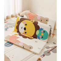 Thảm xốp xpe phủ silicon hàn quốc 1,8 X 1,9m cho bé nằm chơi, chống trơn trượt