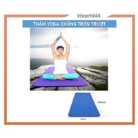 Thảm xốp yoga chống trơn trượt dày 10mm - Thảm yoga cao cấp kèm túi đựng