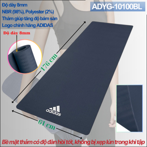 Thảm Yoga Adidas 8mm ADYG-10100