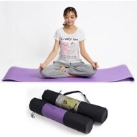 Thảm yoga chống trượt, Thảm tập Yoga định tuyến, tập GYM tpe 2 lớp 6MM-8MM TẶNG TÚI BẢO HÀNH 1 ĐỔI 1