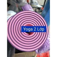 Thảm yoga định tuyến 6mm, thảm tập yoga cao su, thảm định tuyến 2 lớp TPE 6mm cao cấp (GDVU)