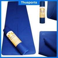 Thảm yoga định tuyến Zera Mat 8mm 2 lớp kèm túi đựng làm từ cao su non siêu mềm, bám dính cực tốt