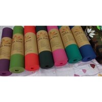 Thảm Yoga hiệu Zera mat 1 lớp 6mm  + Tặng túi Zera Mat