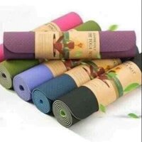 Thảm Yoga TPE 2 lớp 6mm đi ce