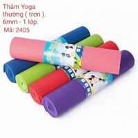 Thảm Yoga trơn PVC (không túi) (Cái)