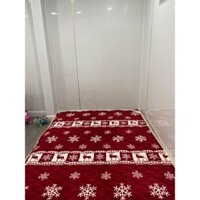 Thảm Yuki Nỉ Tuyết Nhung Cao Cấp Mềm Mại, Ấm Áp Bông Tấm Trải Giường, Trải Sàn Mùa Đông