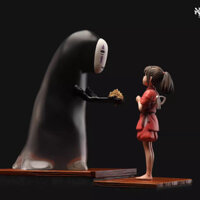 Thần Âm cầm tay loạt Spirited Away không mặt GK Mô hình đồ trang trí bàn làm bằng tay đồ chơi búp bê