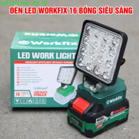 Thân bóng đèn LED Chạy pin máy khoan WORKFIX WF-L16, 16 Bóng LED  Chân Pin Phổ Thông Thế giới máy rẻ