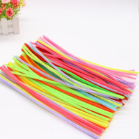 Thân Chenille Màu Sắc DIY Que Xoắn Thủ Công Thân Chenille Nghệ Thuật Mầm Non Thủ Công Lớp Học Vật Liệu Dệt Làm Dải Plush - 3.12