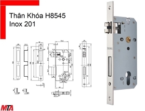 Thân khóa H8545 Hafele 911.25.564