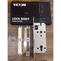 Thân khoá inox 304 dùng cho cửa chính cửa sắt 4 cánh Vickini chính hãng