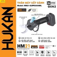 Thân Máy Cắt Cành HM21-G2PR3030BL HUKAN Dùng pi.m 21V Lưỡi Kéo Sắc Bén Độ Cứng Cao Điện máy chợ lớn