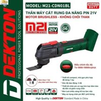 Thân máy cắt rung  DEKTON CDN01BL, Động cơ Không chổi than, Thiết kế compact nhỏ gọn, Thế giới máy móc