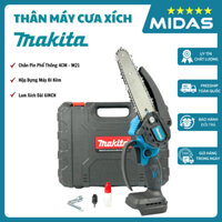Thân Máy cưa xích pin cầm tay Makita máy cưa gỗ mini dùng pin, cưa xích pin mạnh mẽ bền bỉ