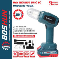 Thân máy hút bụi pin BOSHUN – Máy hút bụi mini – Máy thổi hút bụi ô tô BS-VC07L