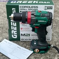 Thân Máy Khoan 13mm Greekman  MK - 120 BL Lực Siết 120N Không Chổi Than Có Antikickback store máy khoan