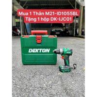 Thân máy khoan pin 10 Ly Dekton M21-ID1055BL chân pin makita