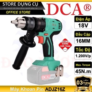 Thân máy khoan pin 18V DCA ADJZ16Z